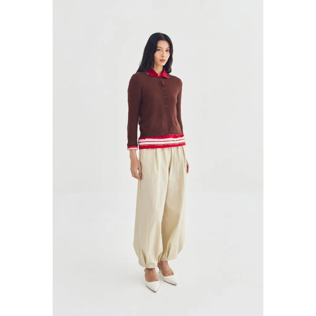 ROWENA CARDIGAN BROWN sold by Callie Cotton product image thumbnail 2