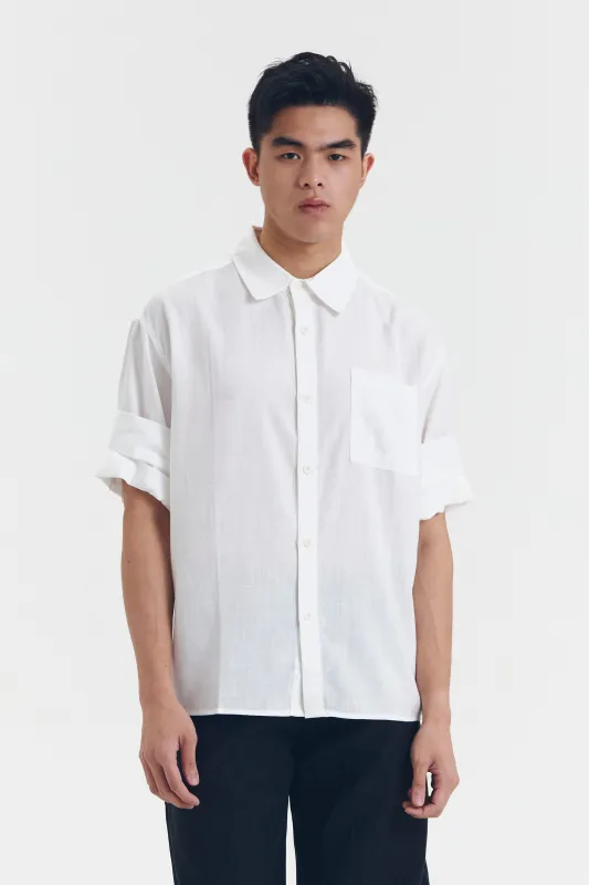 VANUATU TOP WHITE made by Callie Cotton