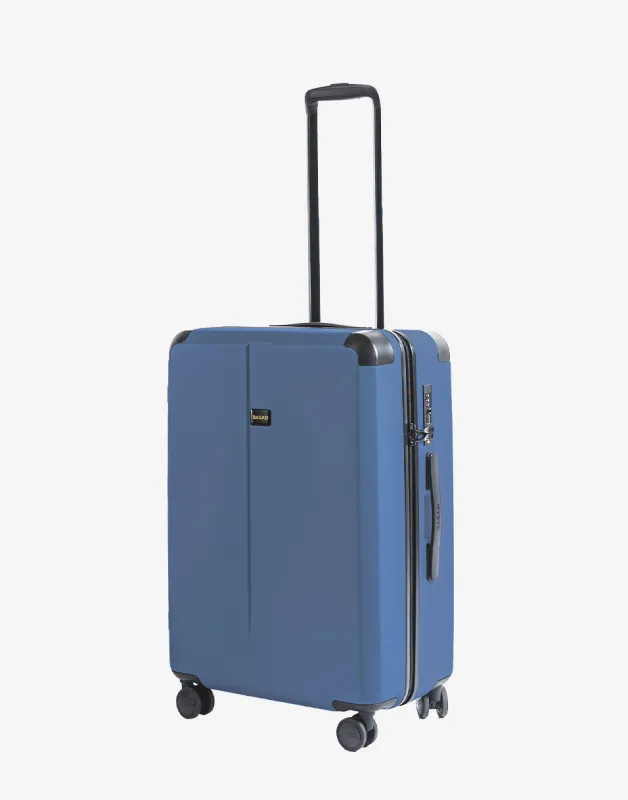 Bagasi Galena Zipper Frame Medium Steel Blue made by Bagasi Destinasi