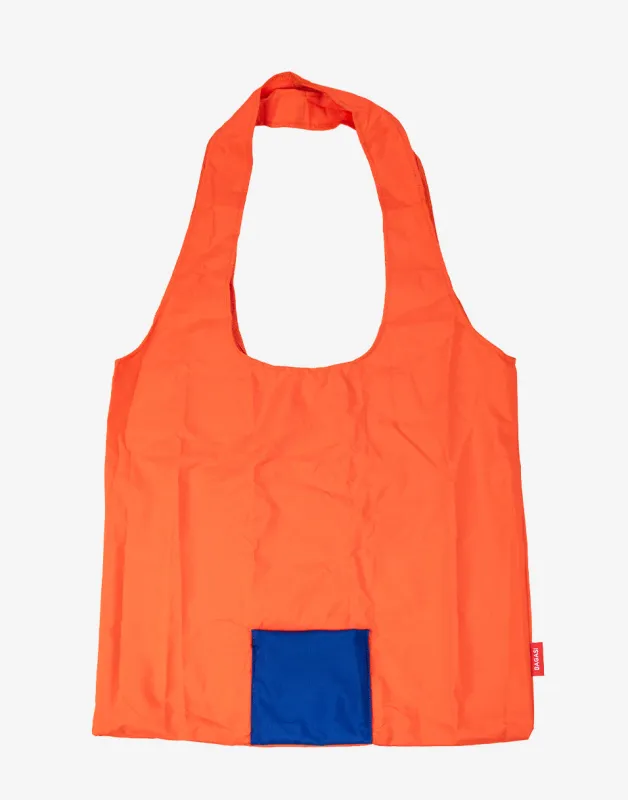 Lipa Foldable Tote Bag Orange/Royal sold by Bagasi Destinasi