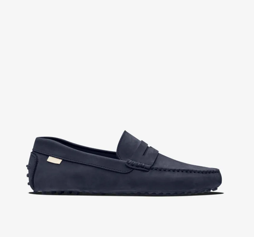 Driver | Navy Nubuck sold by Oliver Cabell