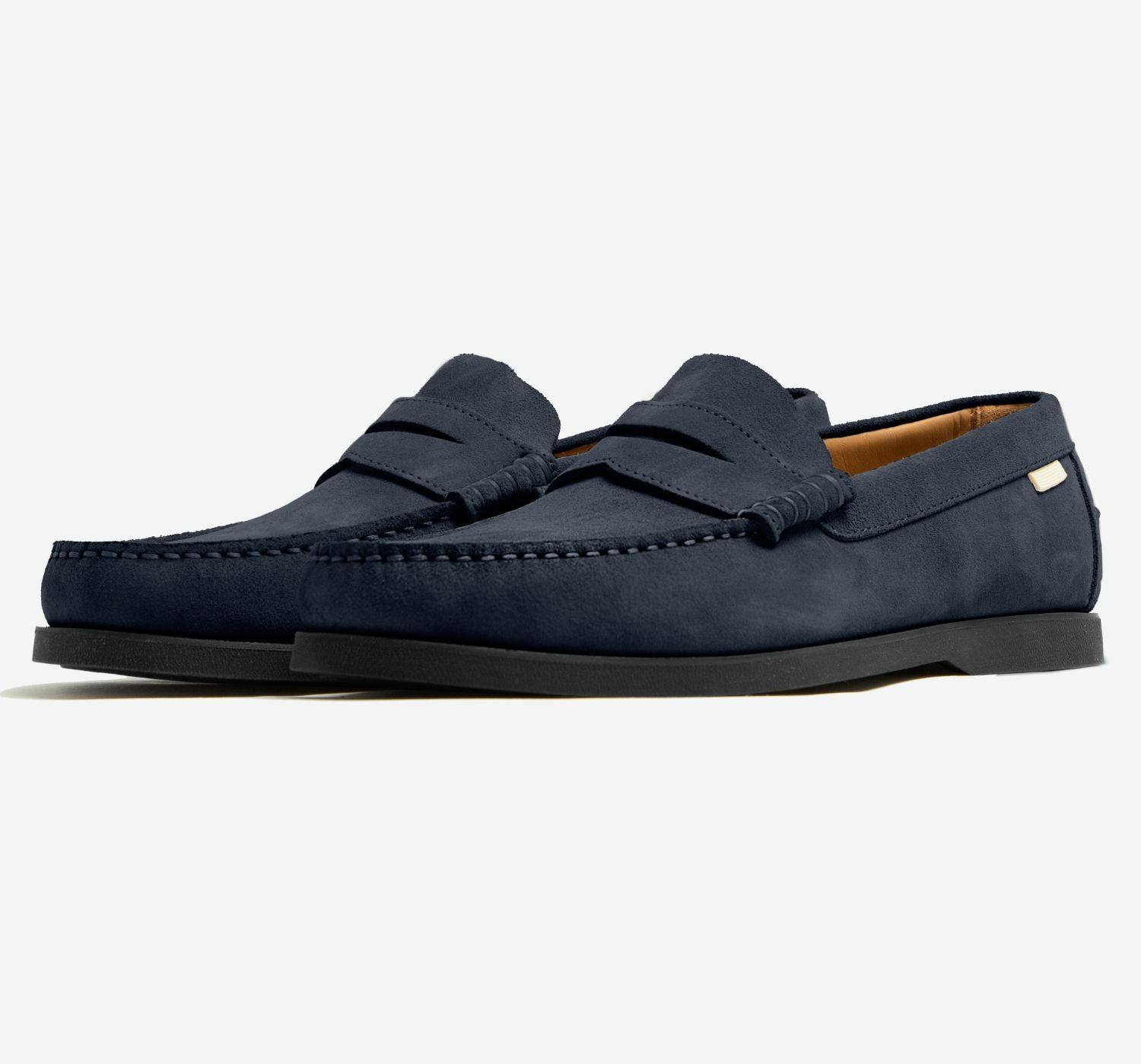 Penny Loafer | Navy Suede sold by Oliver Cabell product image thumbnail 3