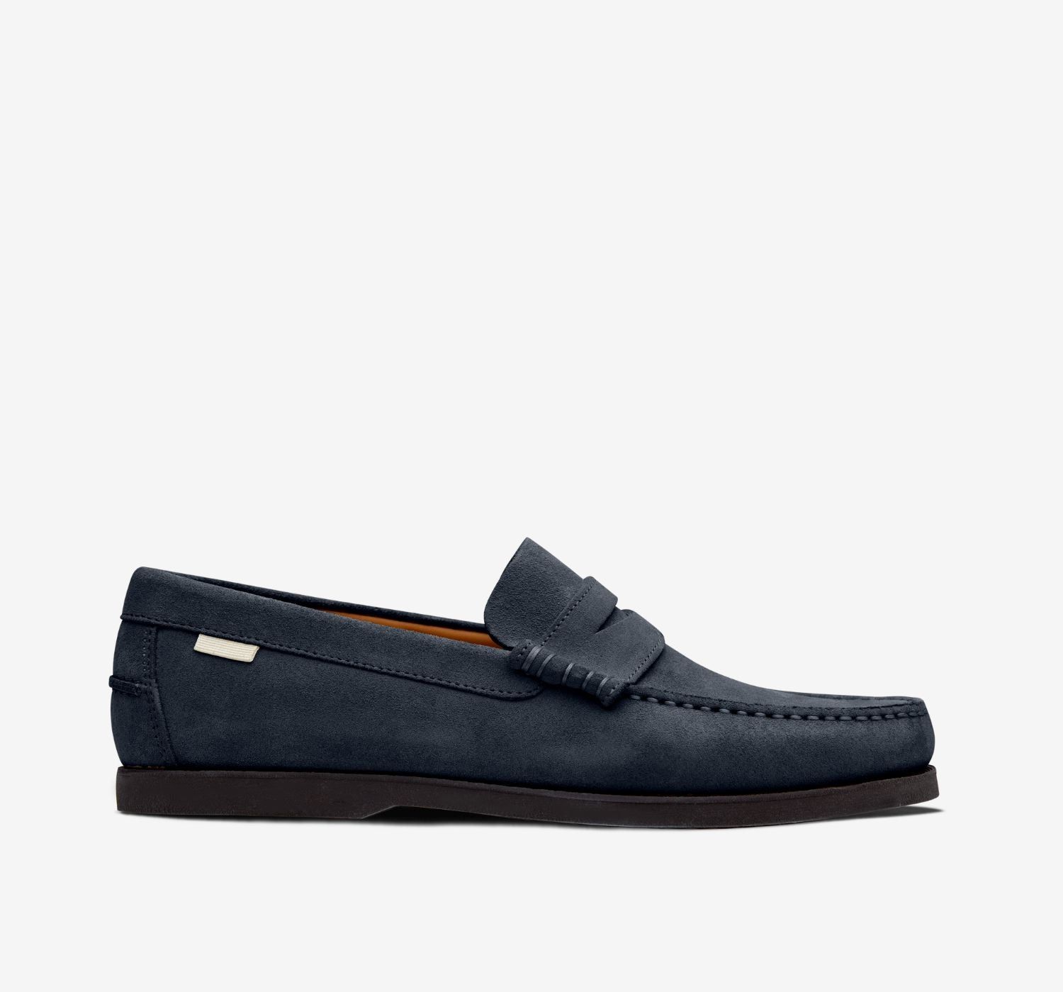 Penny Loafer | Navy Suede sold by Oliver Cabell