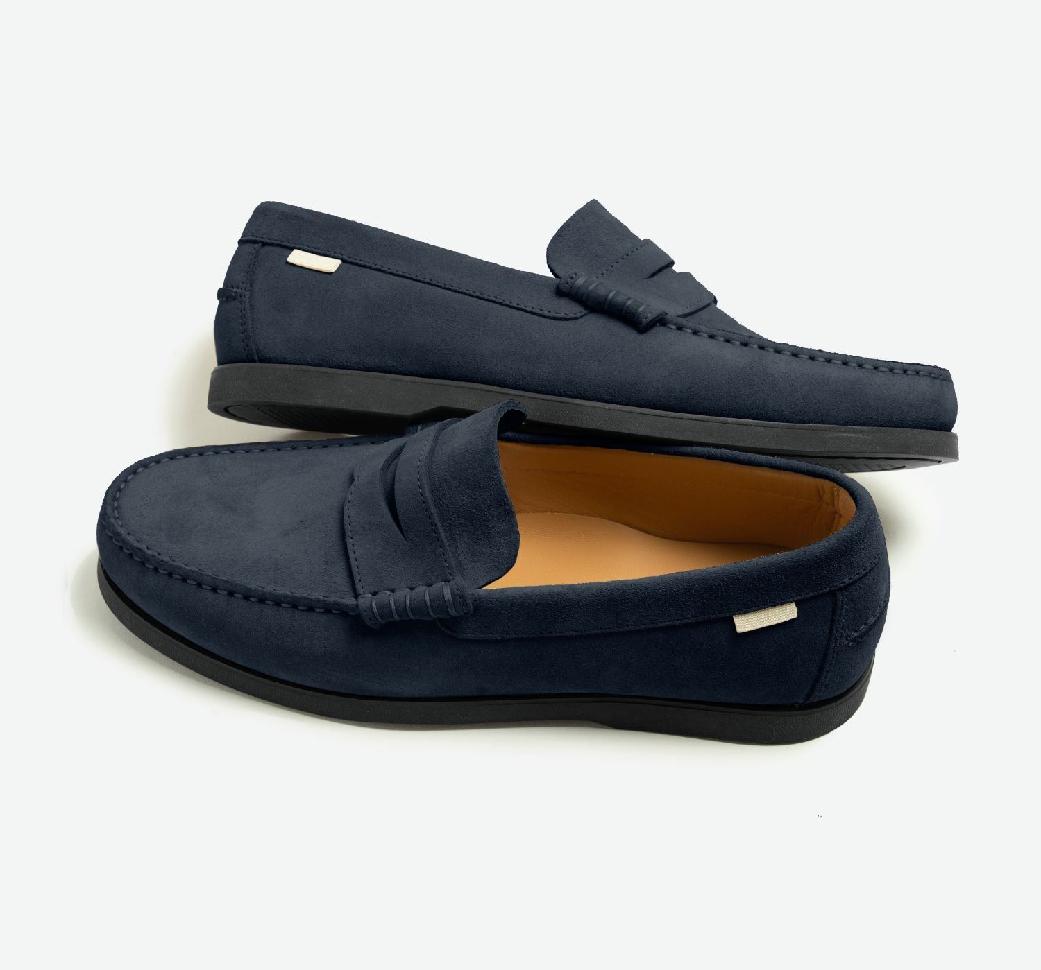 Penny Loafer | Navy Suede sold by Oliver Cabell product image thumbnail 4