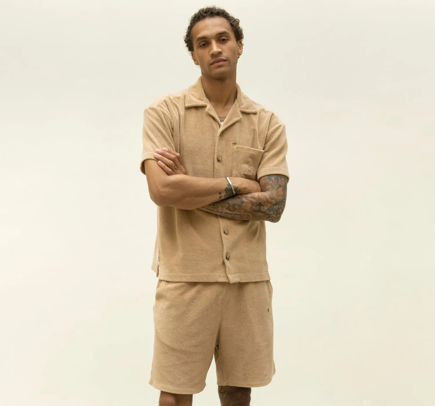 LA Capsule Terry Cloth Button-Up | Mojave sold by Oliver Cabell product image thumbnail 5