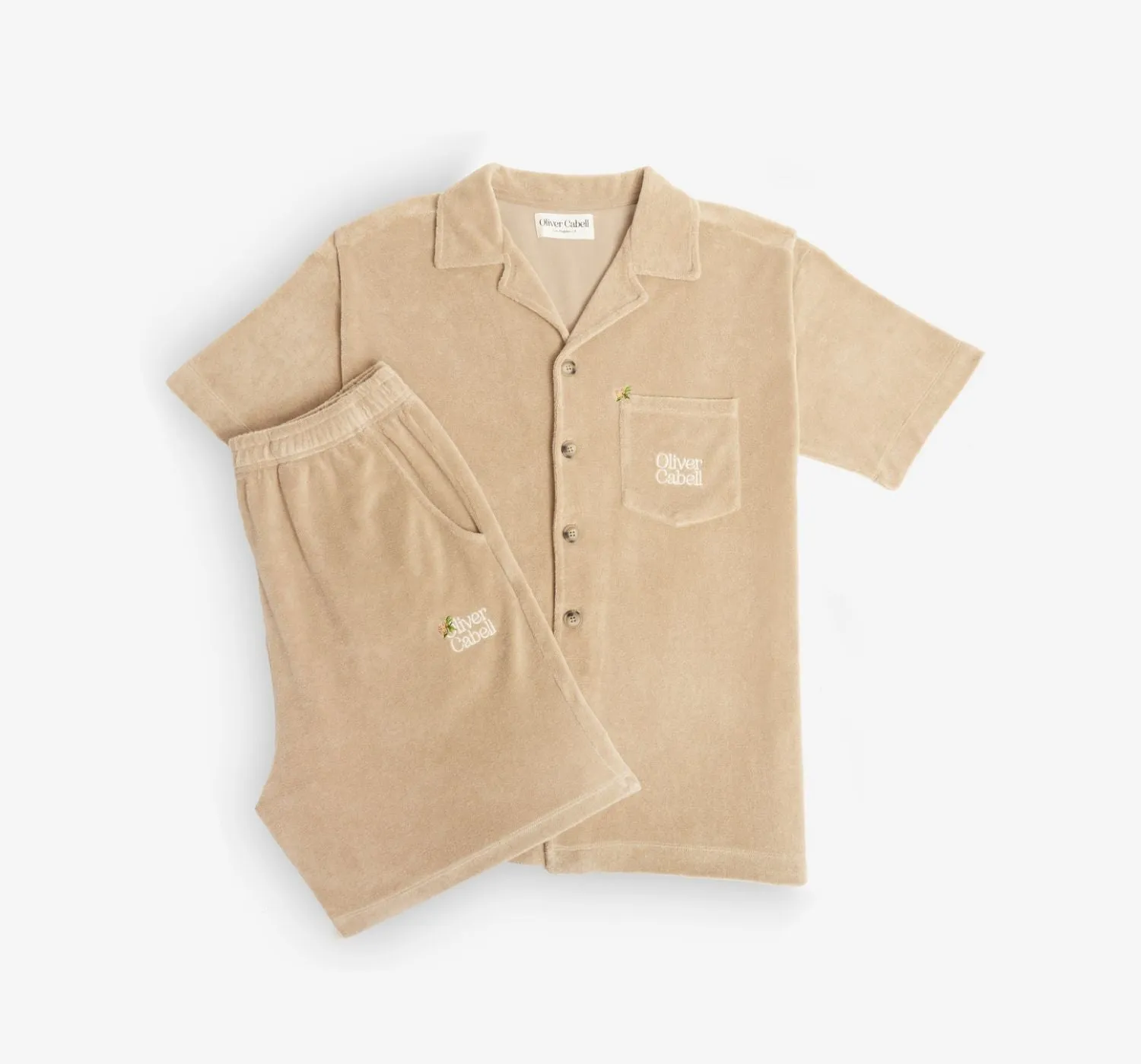 LA Capsule Terry Cloth Button-Up | Mojave sold by Oliver Cabell product image thumbnail 2