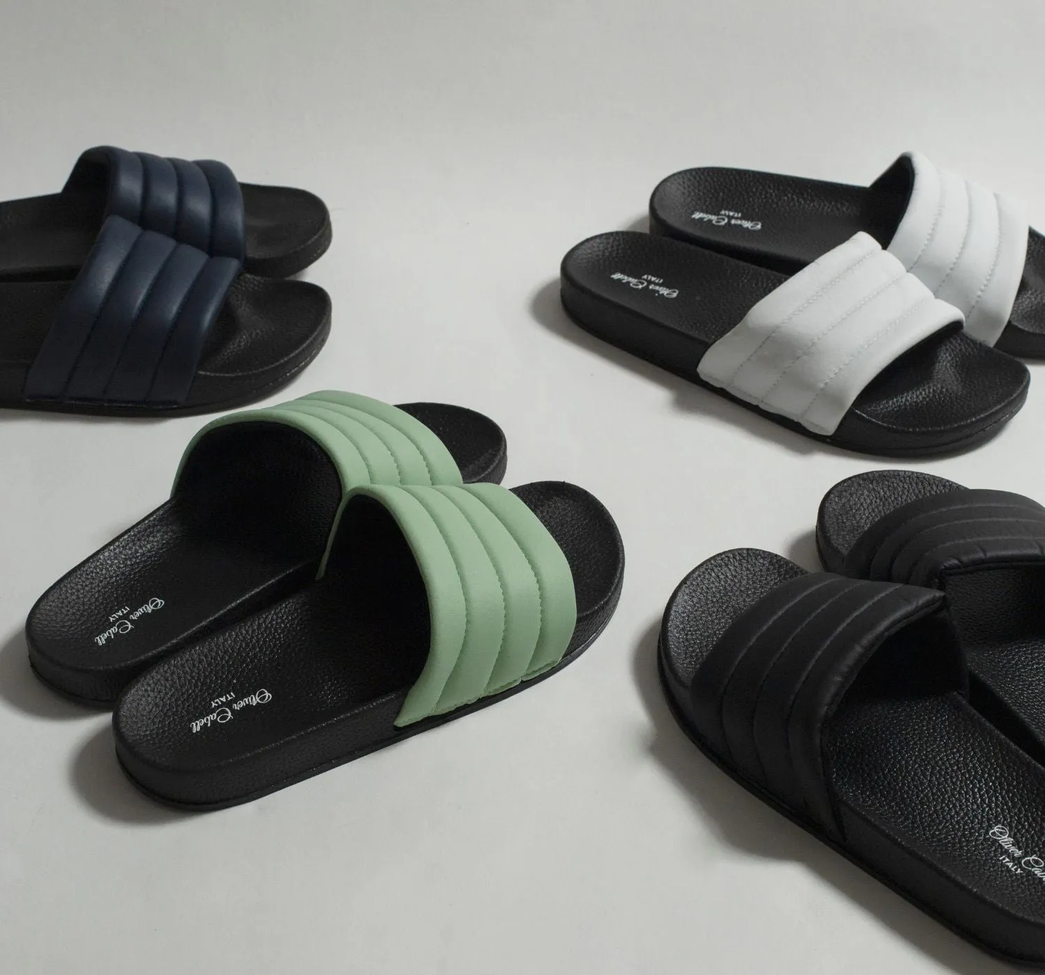 Vegan Slides | Navy sold by Oliver Cabell product image thumbnail 5