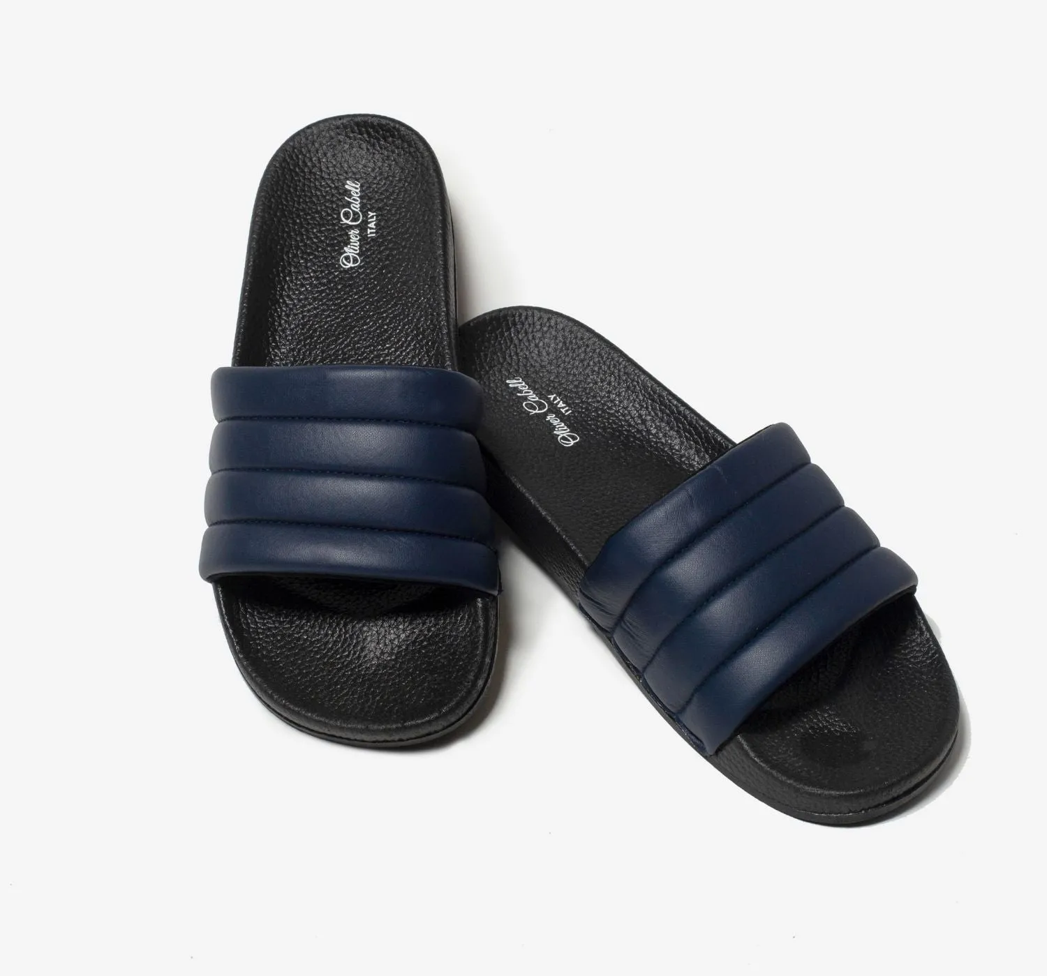 Vegan Slides | Navy sold by Oliver Cabell product image thumbnail 3