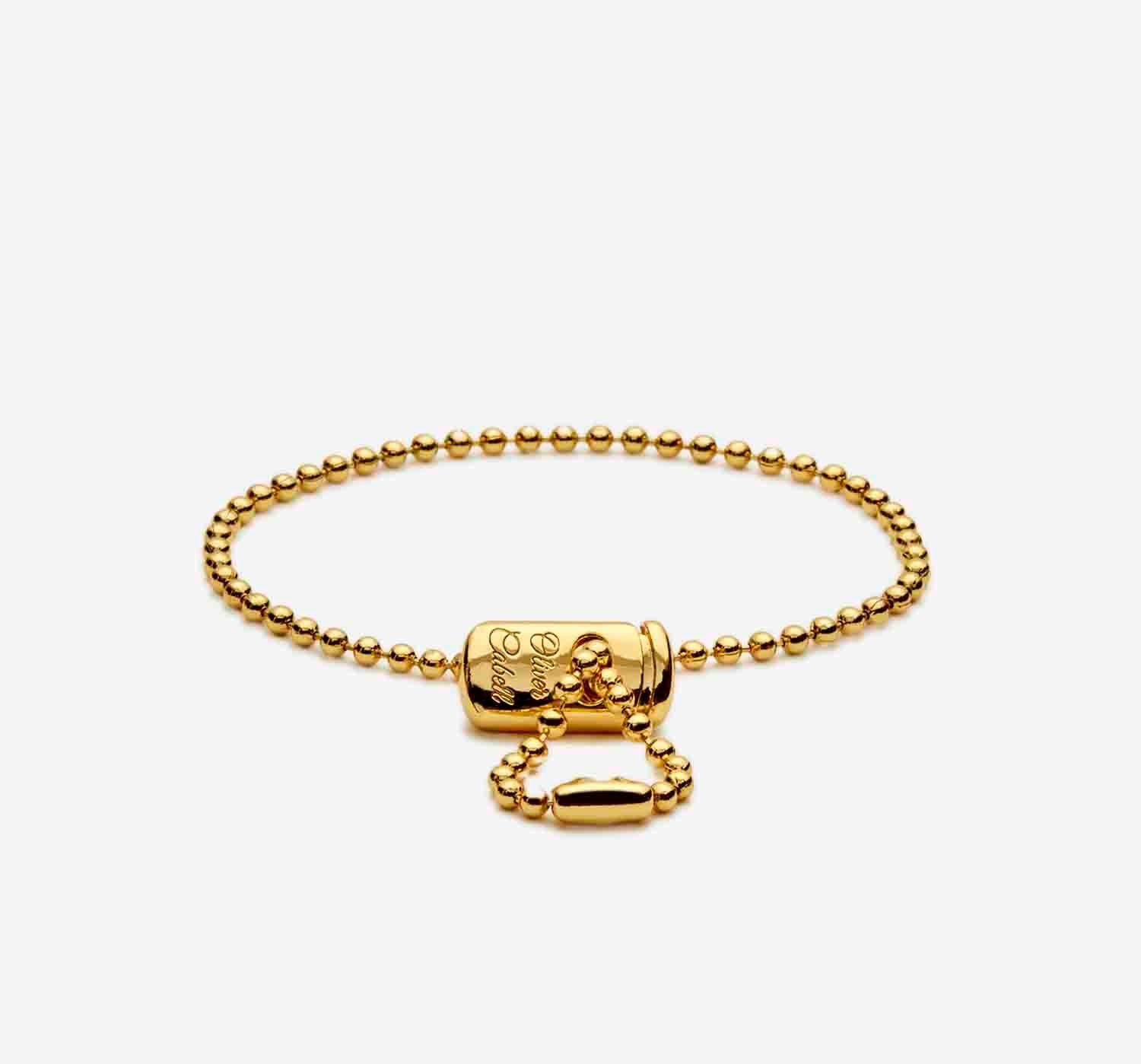 Cameron Bead Bracelet | Gold sold by Oliver Cabell