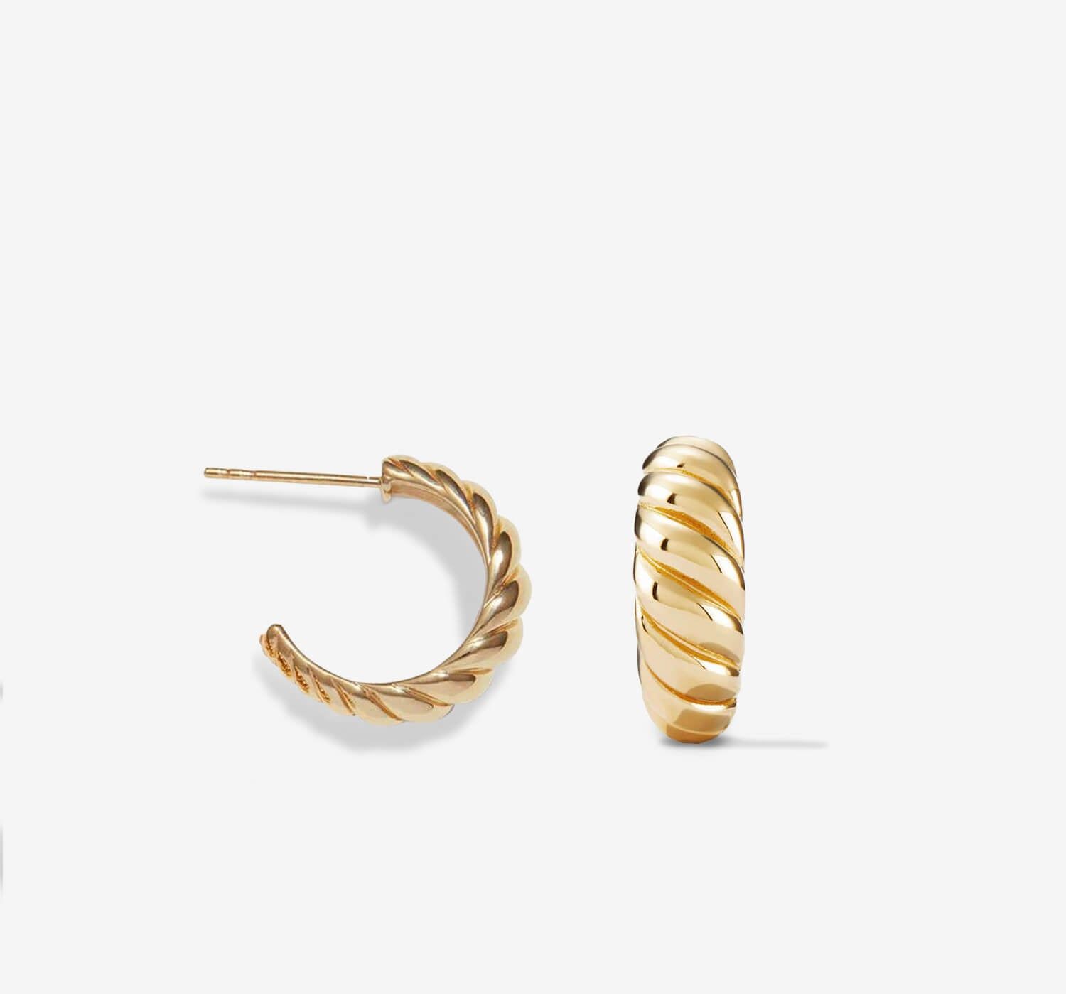 Croissant Hoops | Gold sold by Oliver Cabell