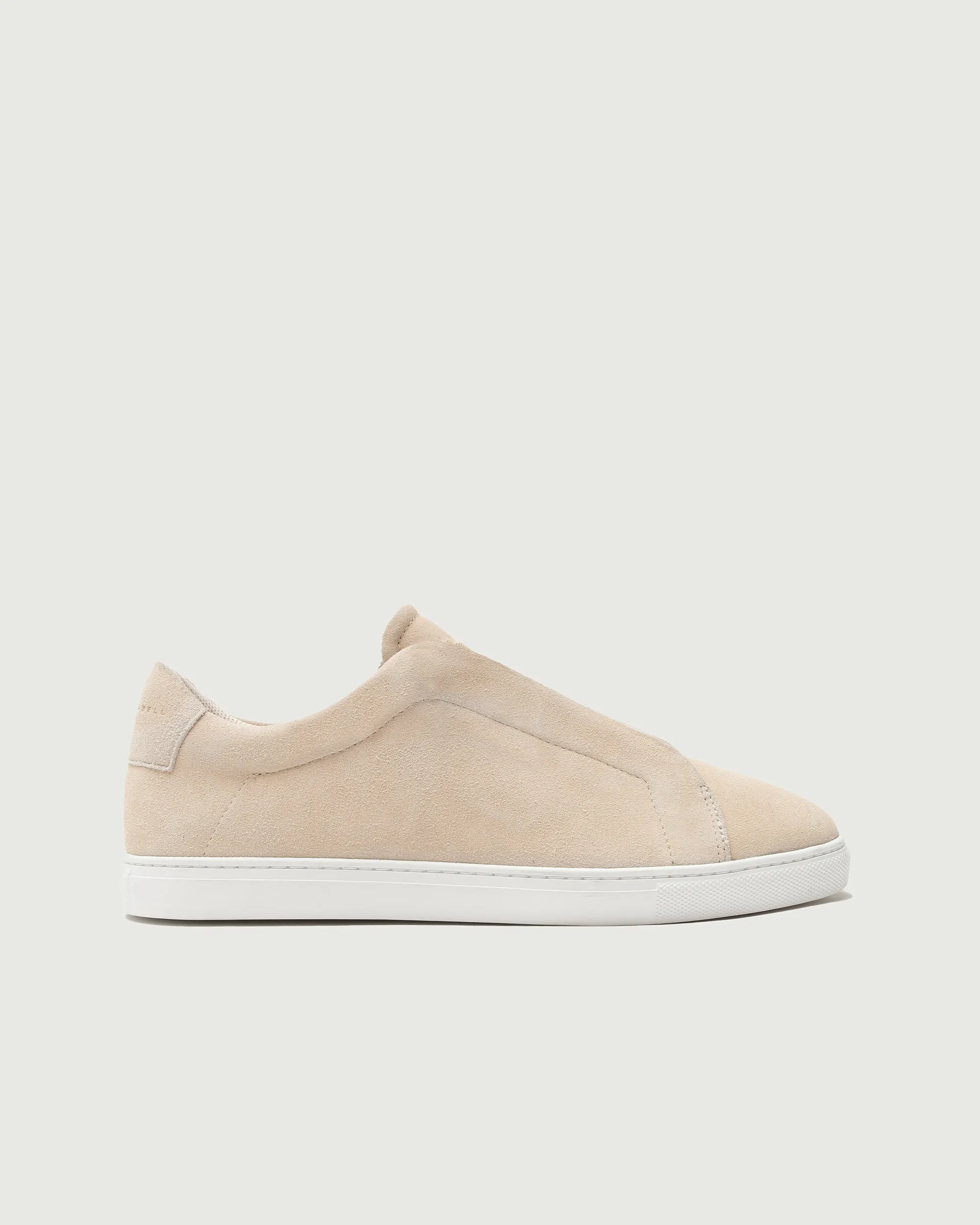 Low 1 Laceless | Sand Suede sold by Oliver Cabell