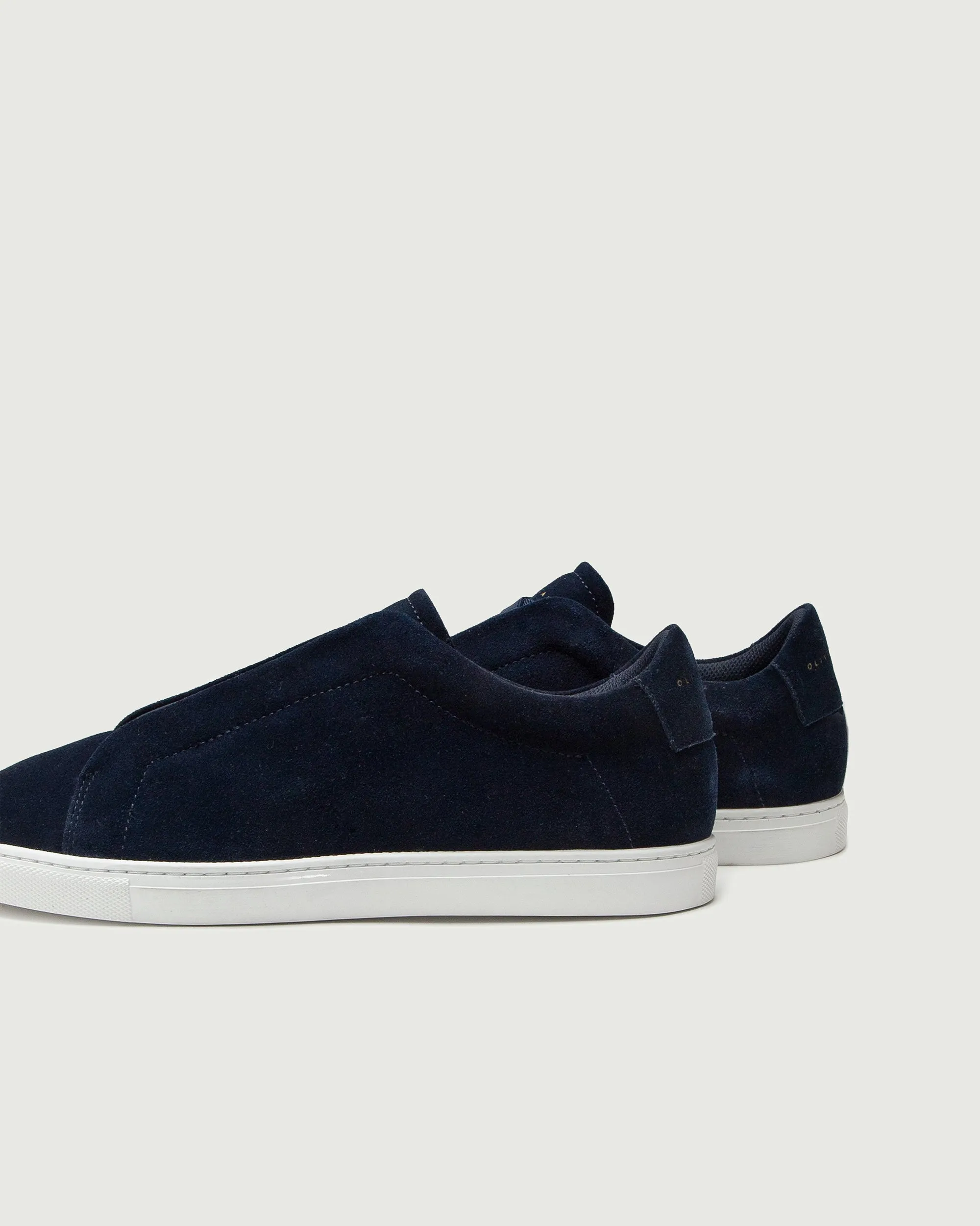 Low 1 Laceless | Navy Suede sold by Oliver Cabell product image thumbnail 3