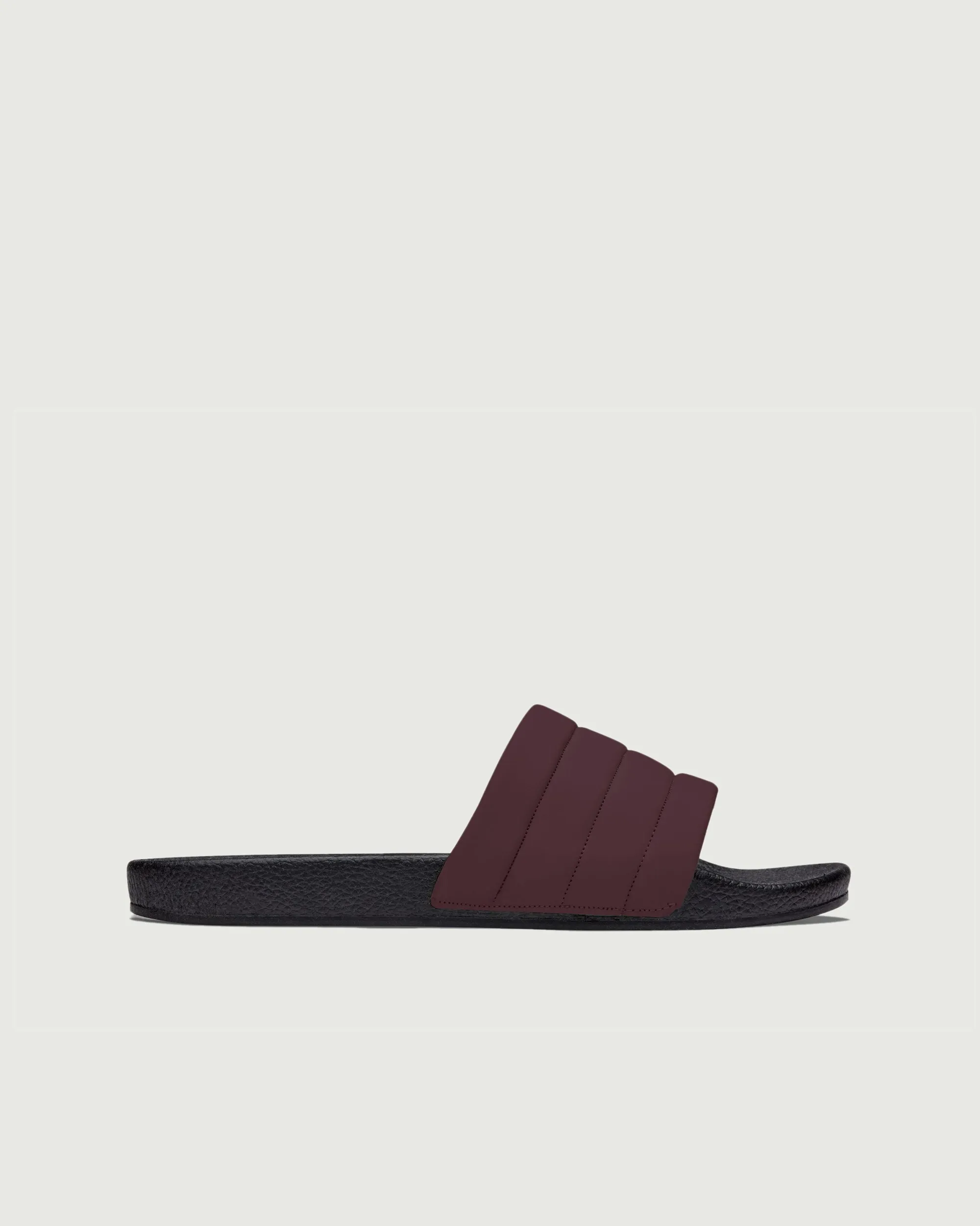 Vegan Slides | Burgundy sold by Oliver Cabell