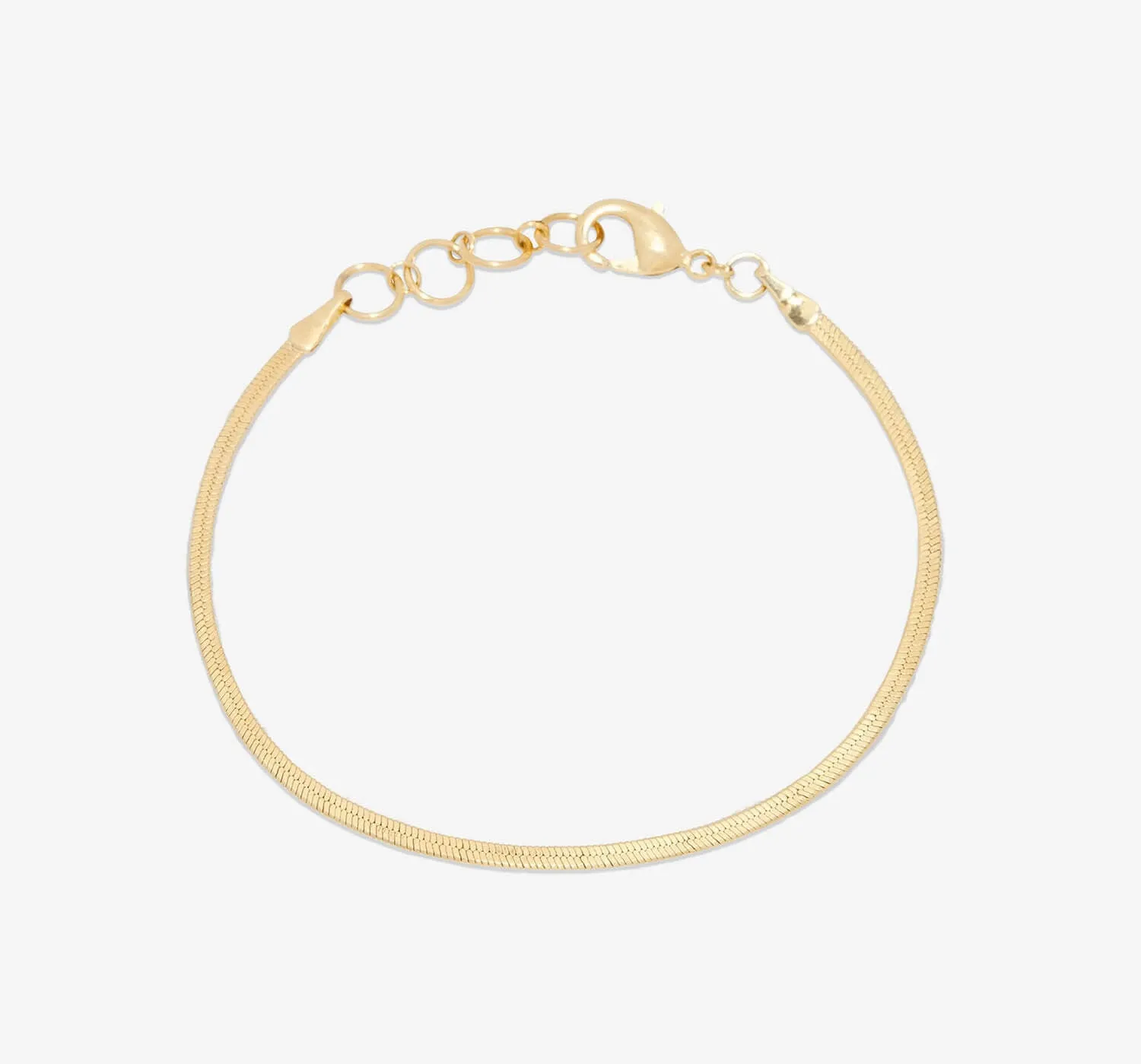 Herringbone Bracelet | Gold sold by Oliver Cabell