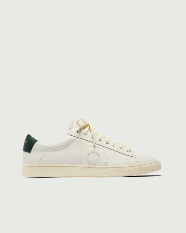 Low 1 | White / Forest / Ivory (Orthopedic) made by Oliver Cabell