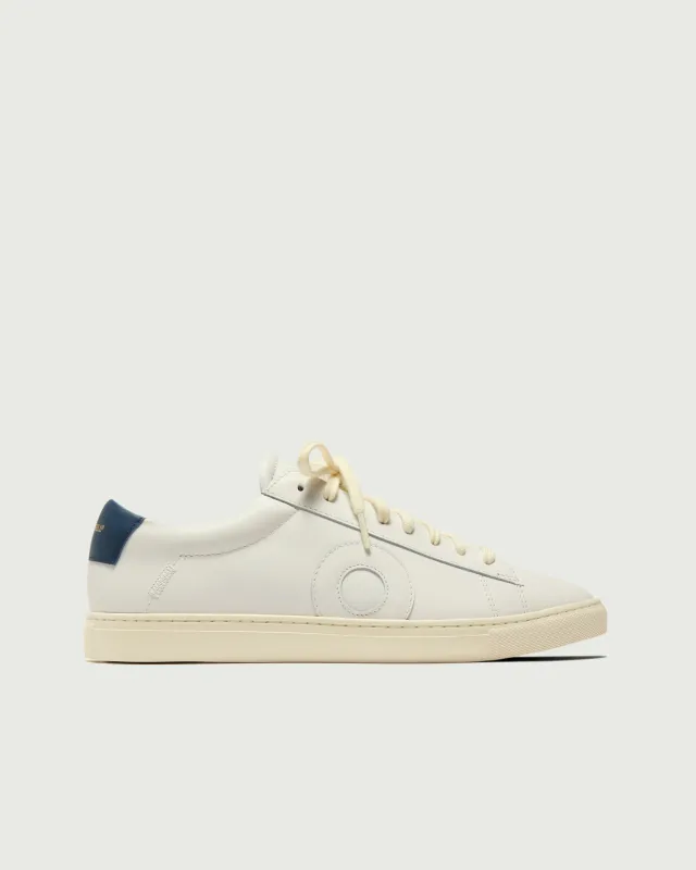 Low 1 | White / Navy / Ivory (Orthopedic) made by Oliver Cabell