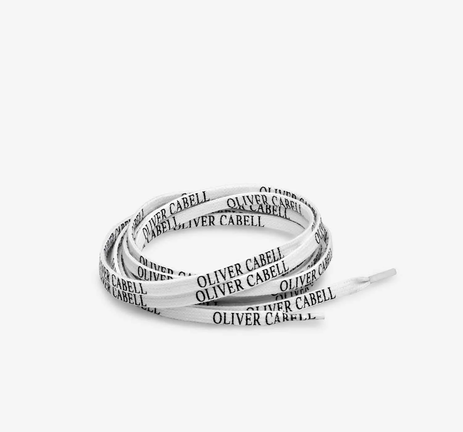 Oliver Cabell White Logo Laces sold by Oliver Cabell