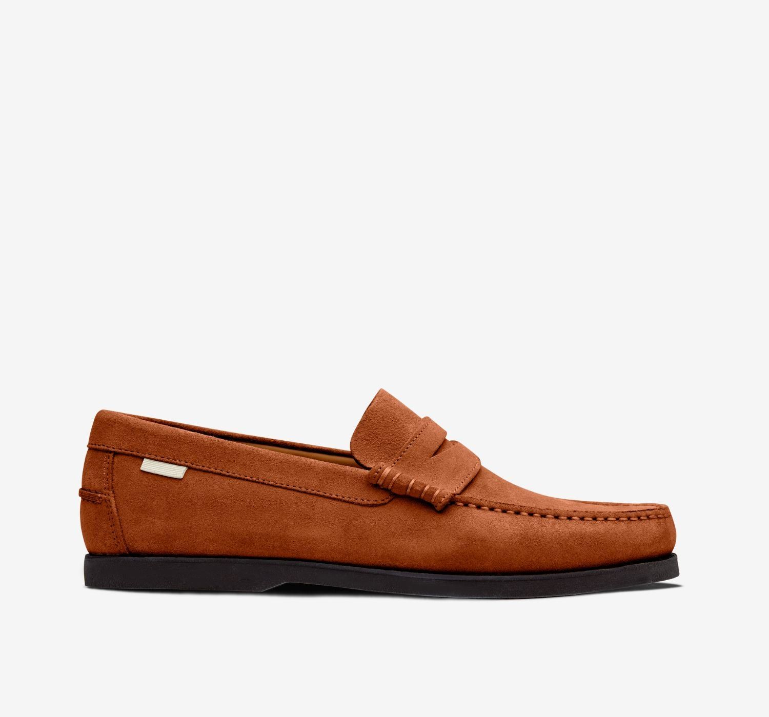Penny Loafer | Chestnut Suede sold by Oliver Cabell