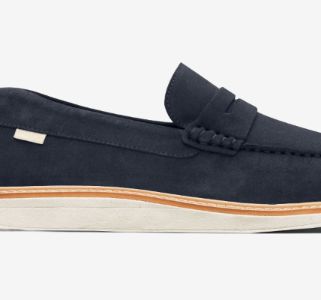 Driver Suit | Navy Suede sold by Oliver Cabell