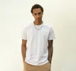 Curved Hem Tee | White sold by Oliver Cabell