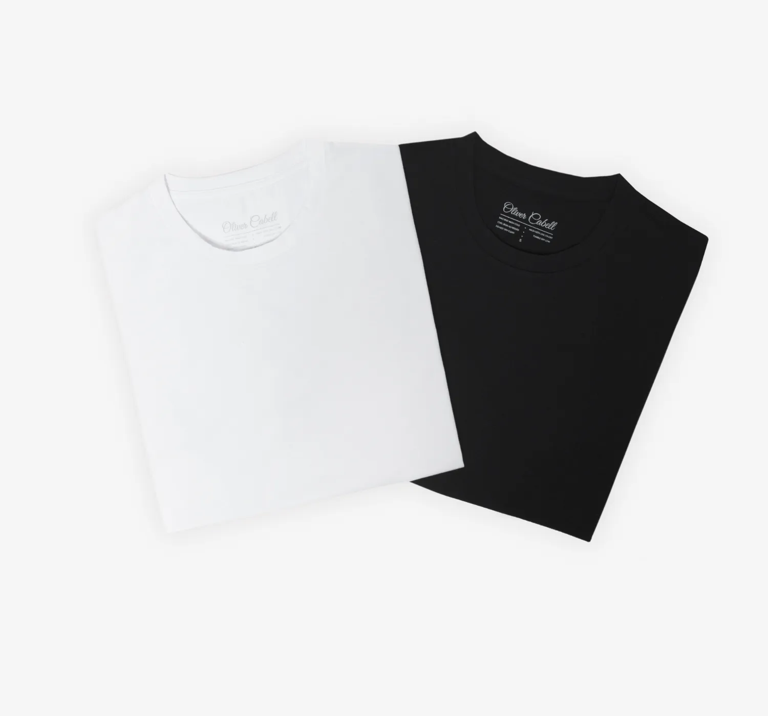 Curved Hem Tee | White sold by Oliver Cabell product image thumbnail 3