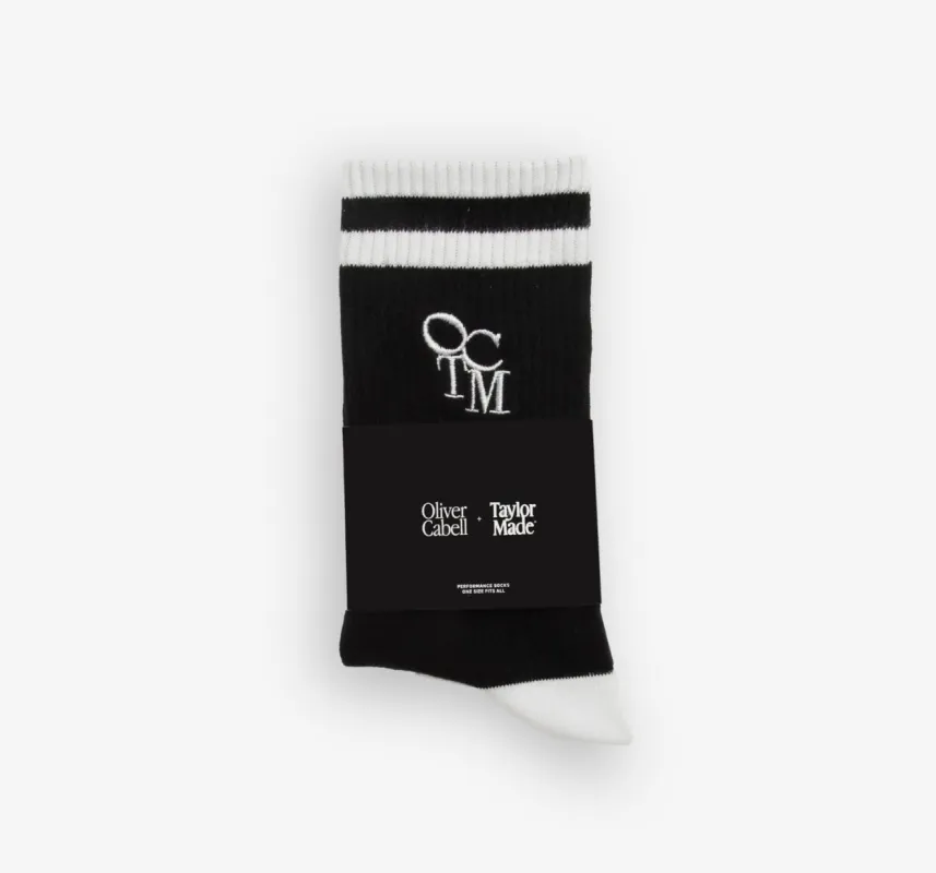 Oliver Cabell for TaylorMade Socks | Black sold by Oliver Cabell
