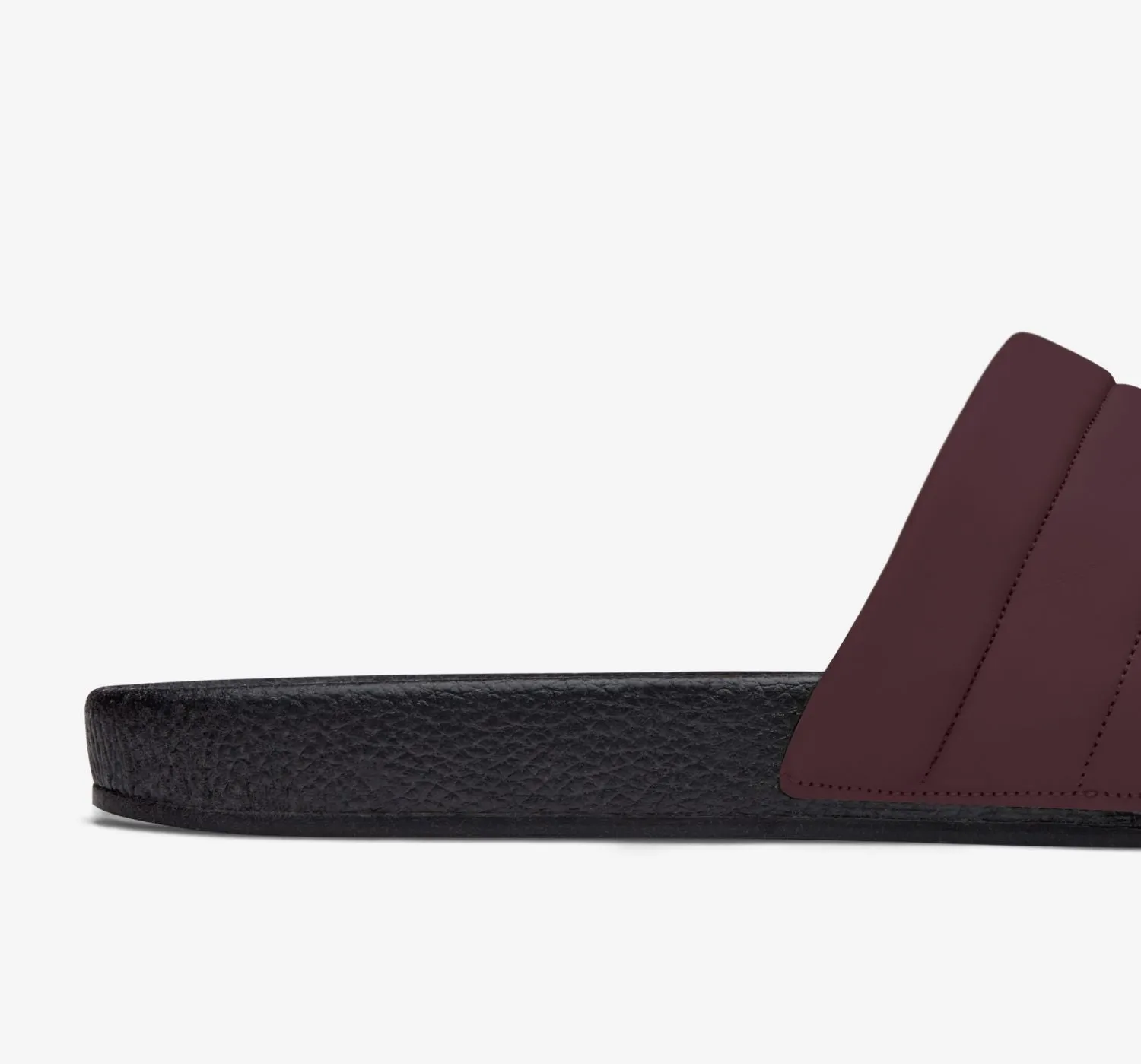 Vegan Slides | Burgundy sold by Oliver Cabell product image thumbnail 4