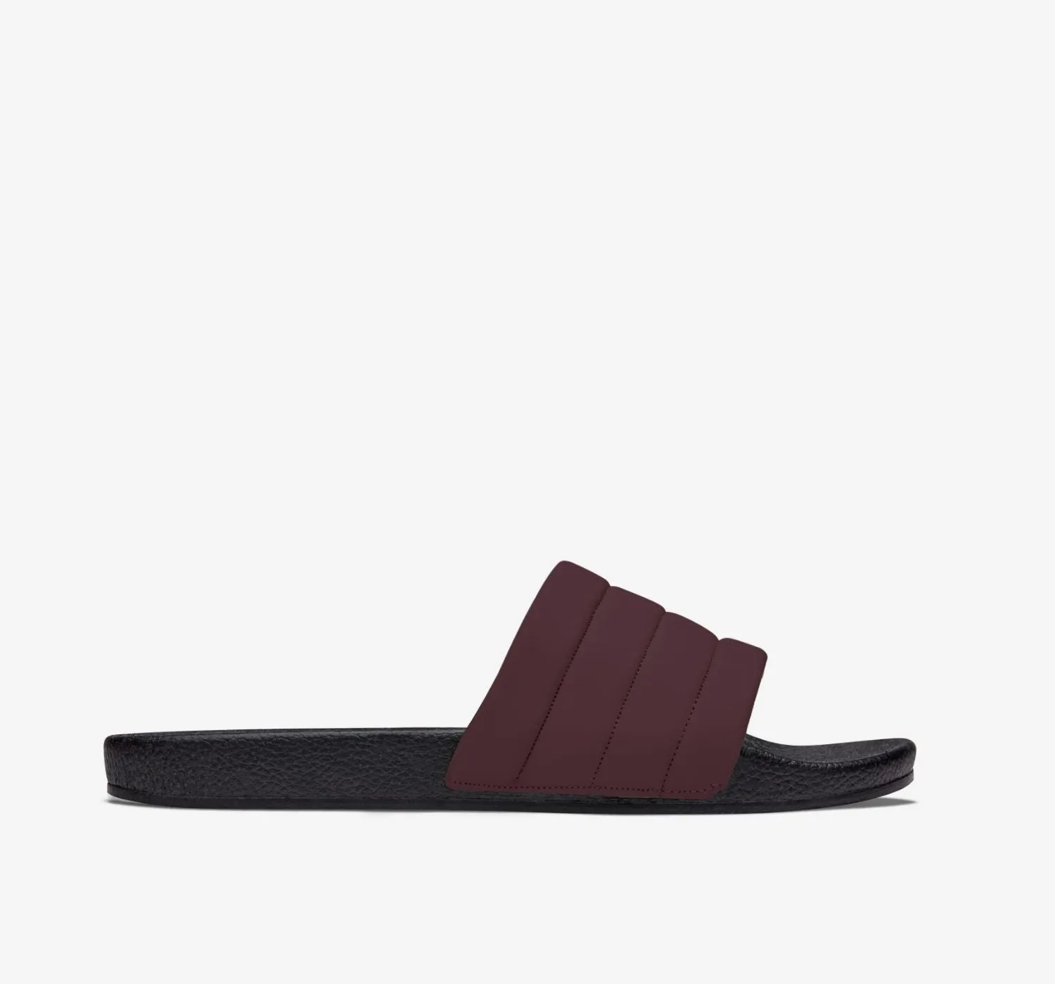Vegan Slides | Burgundy sold by Oliver Cabell