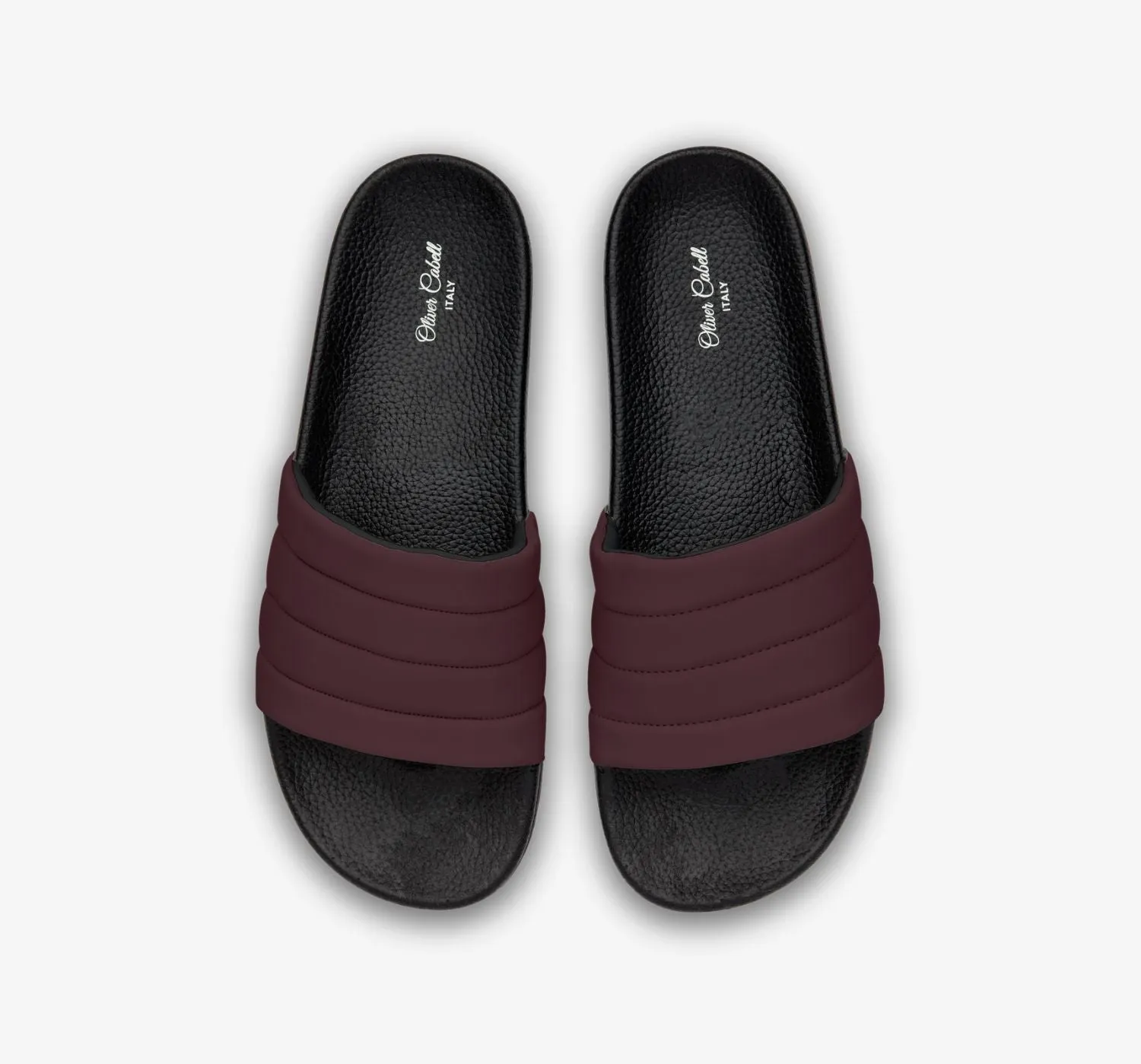 Vegan Slides | Burgundy sold by Oliver Cabell product image thumbnail 2