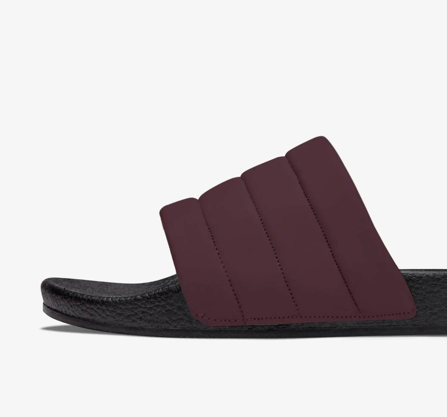 Vegan Slides | Burgundy sold by Oliver Cabell product image thumbnail 3