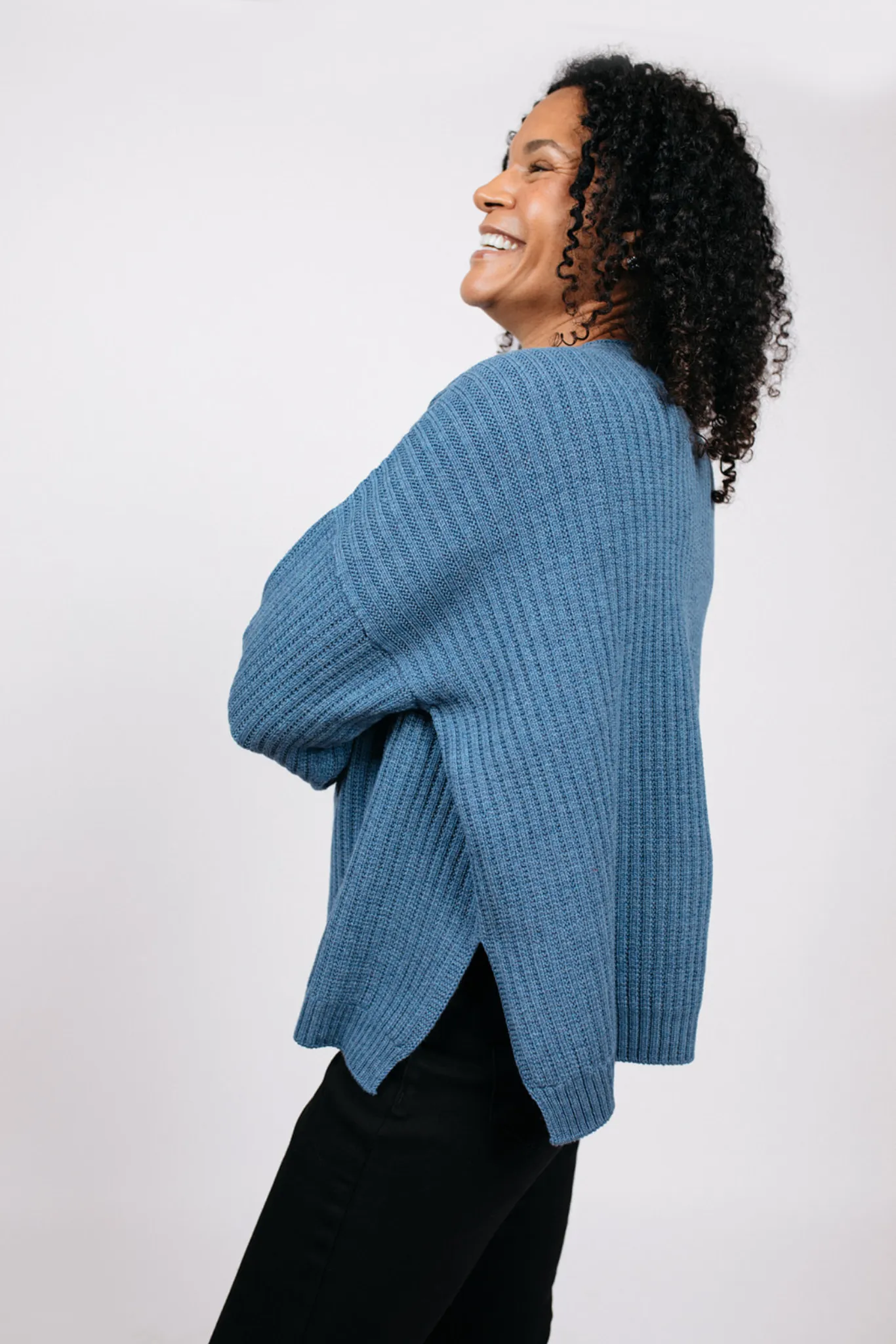 Annie Wool Crew Neck Sweater sold by Birdie & Claire product image thumbnail 4