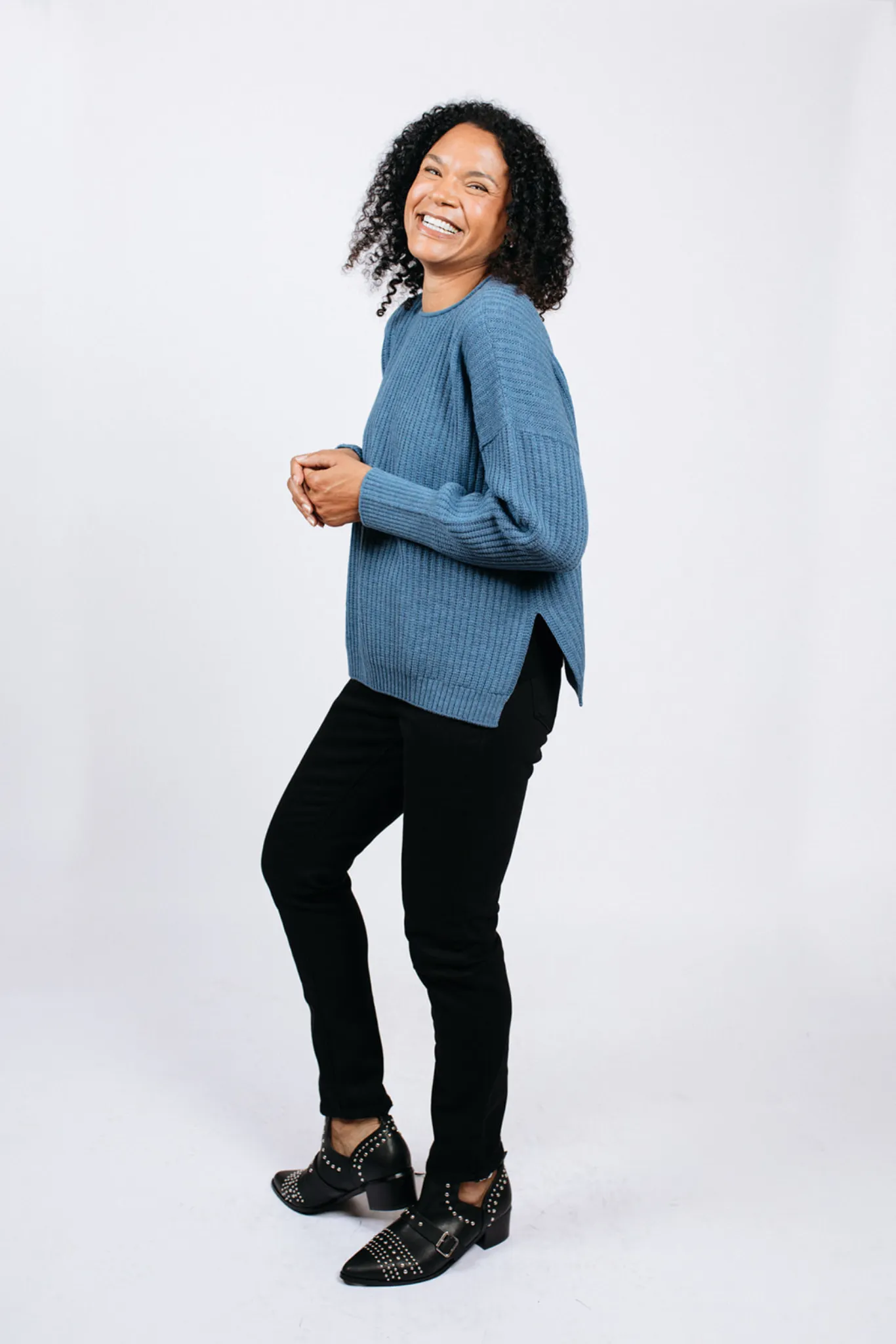 Annie Wool Crew Neck Sweater sold by Birdie & Claire product image thumbnail 3