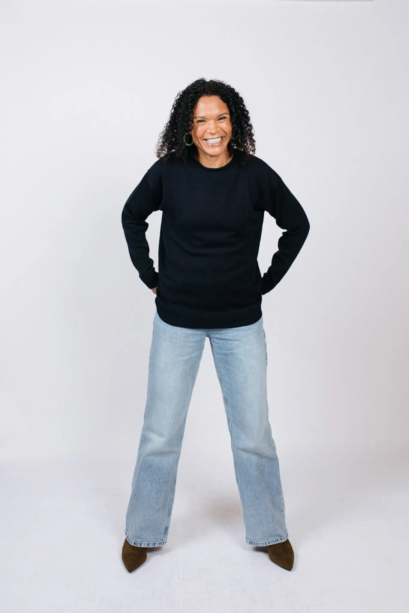 Rachel Crew Neck Sweater sold by Birdie & Claire product image thumbnail 3