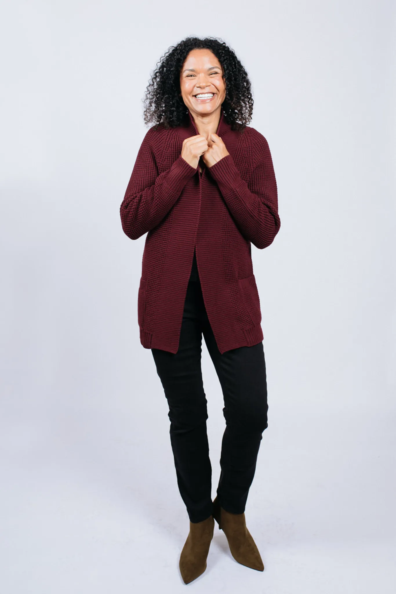 Kim Wrap Sweater sold by Birdie & Claire product image thumbnail 4