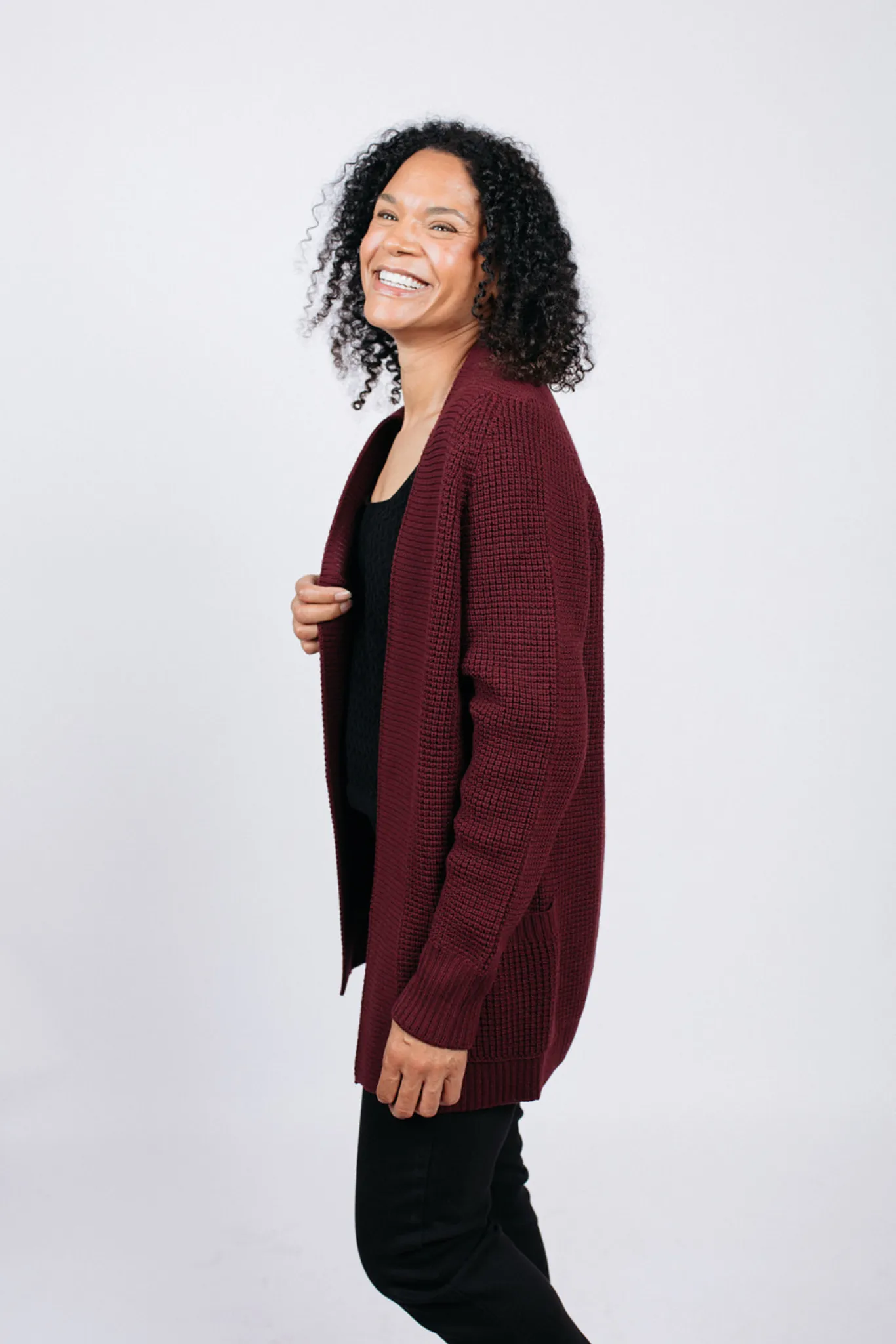 Kim Wrap Sweater sold by Birdie & Claire product image thumbnail 3