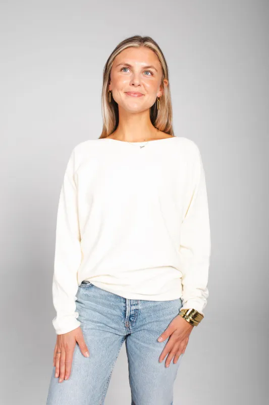 Molly Boatneck Sweater sold by Birdie & Claire