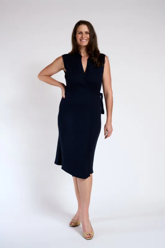 Kayla Wrap Dress made by Birdie & Claire