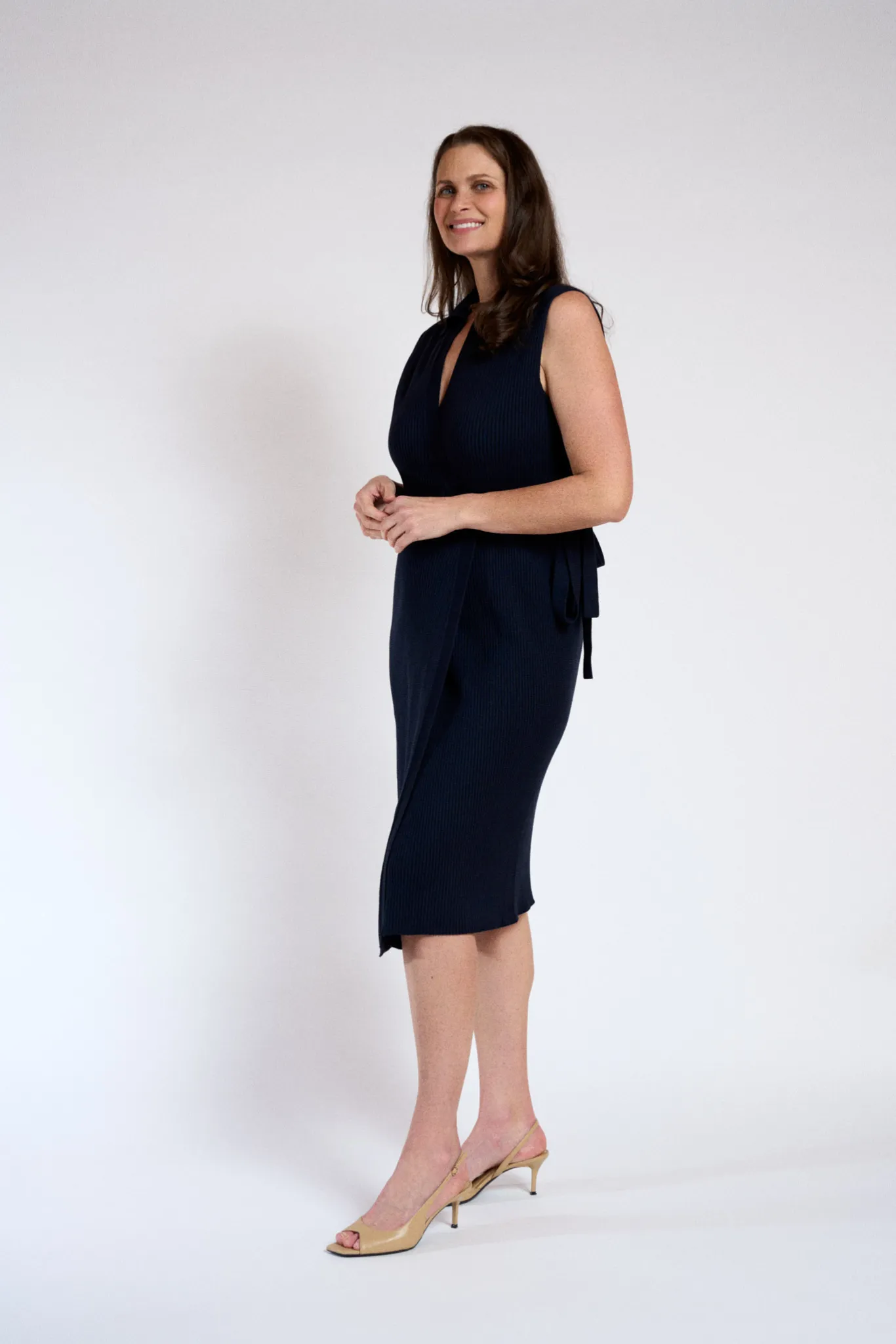 Kayla Wrap Dress sold by Birdie & Claire product image thumbnail 3
