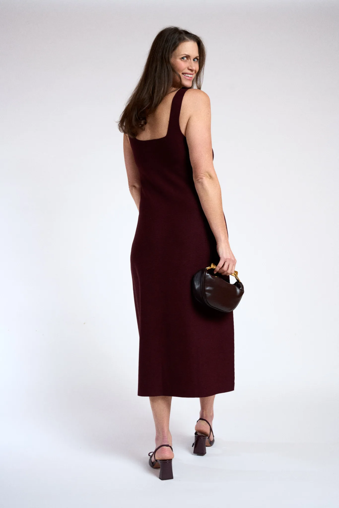 Celia Square Neck Sleeveless Dress sold by Birdie & Claire product image thumbnail 5