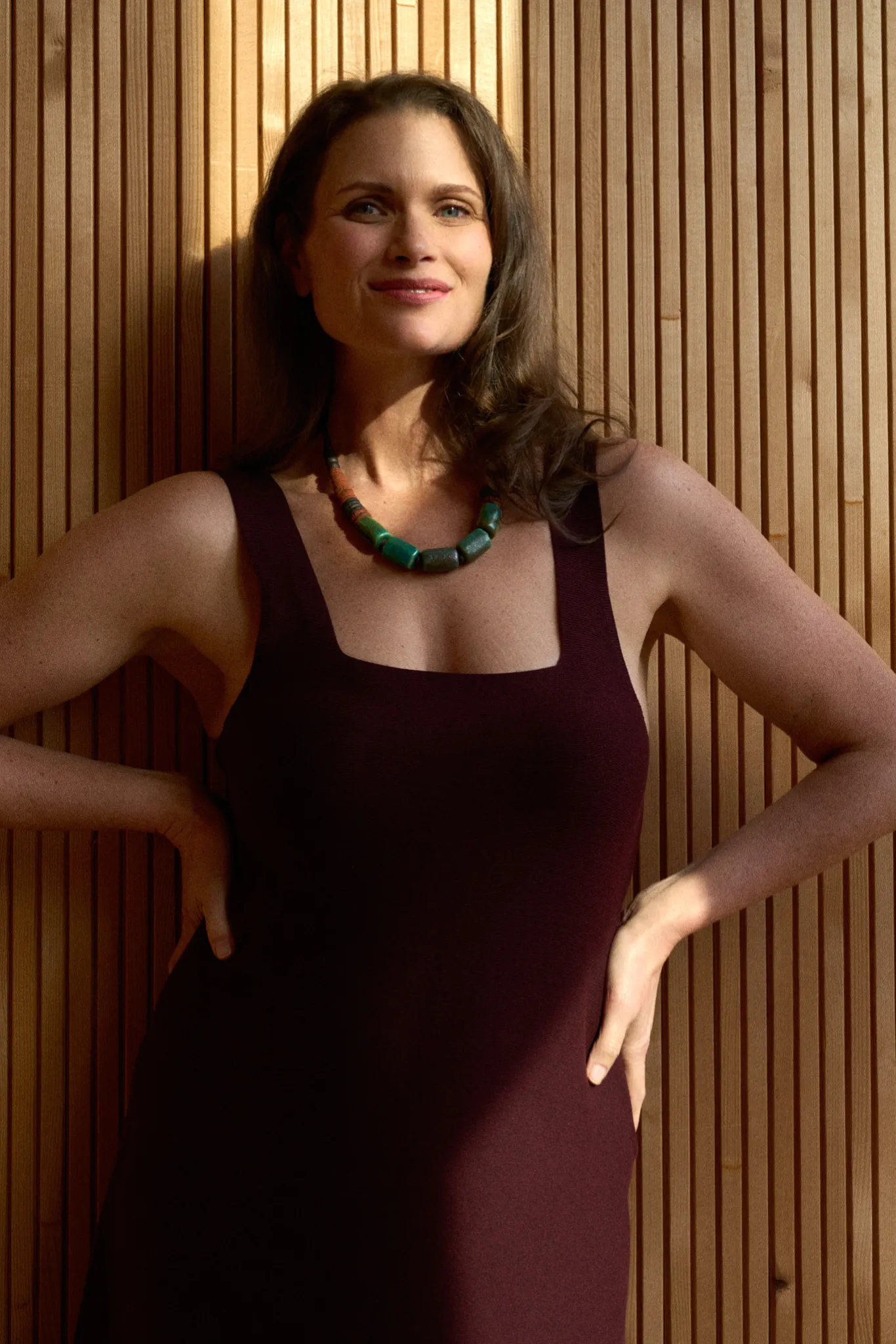 Celia Square Neck Sleeveless Dress sold by Birdie & Claire product image thumbnail 2