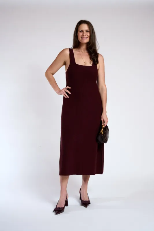 Celia Square Neck Sleeveless Dress made by Birdie & Claire