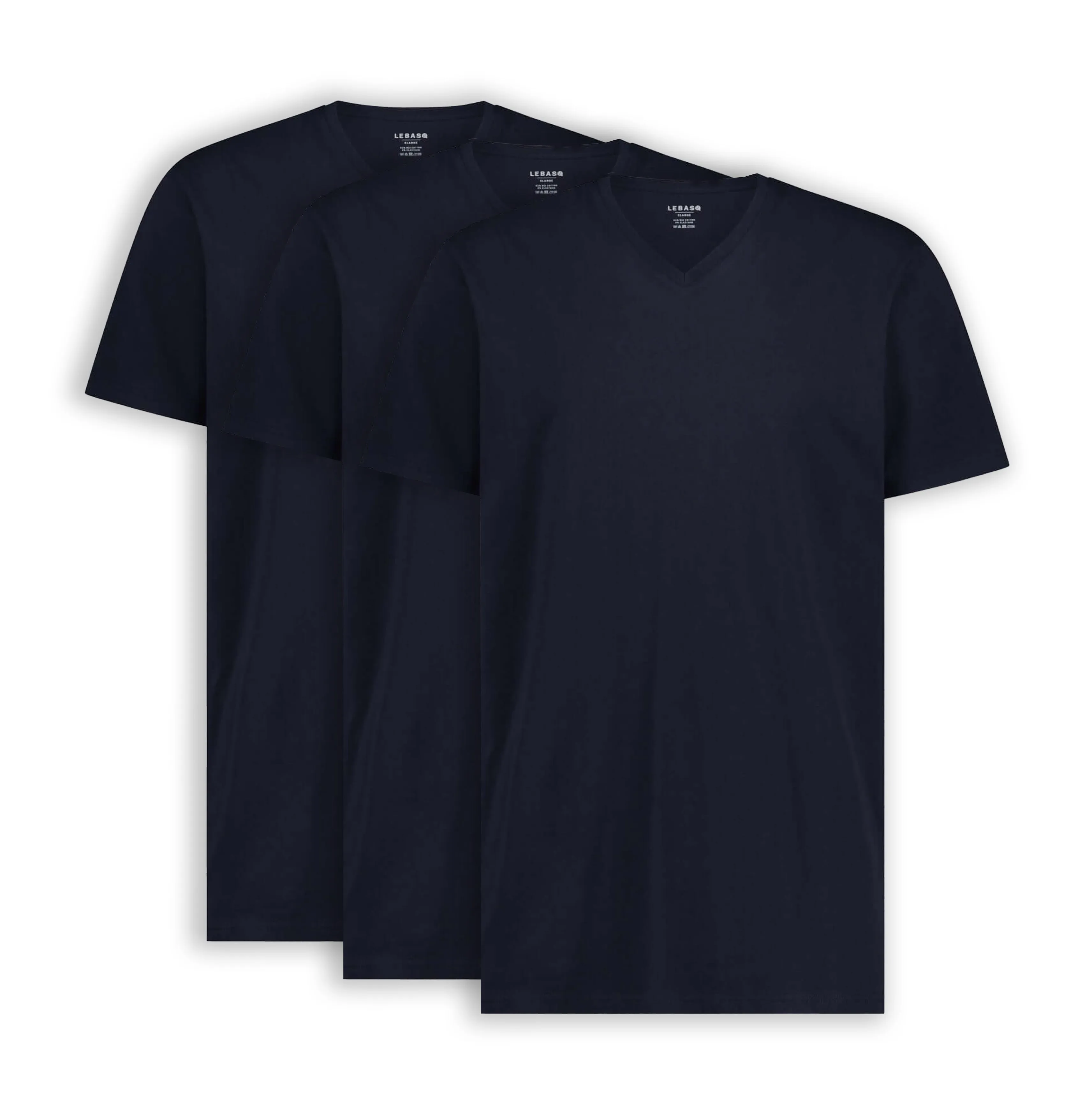 Davis' V Neck 3 Pack Navy - Long Fit sold by LebasQ product image thumbnail 4