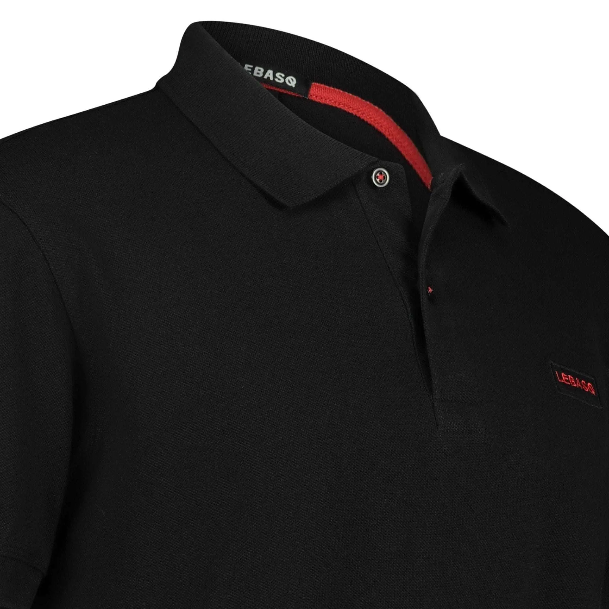 Chet's Piqué Polo Black sold by LebasQ product image thumbnail 4