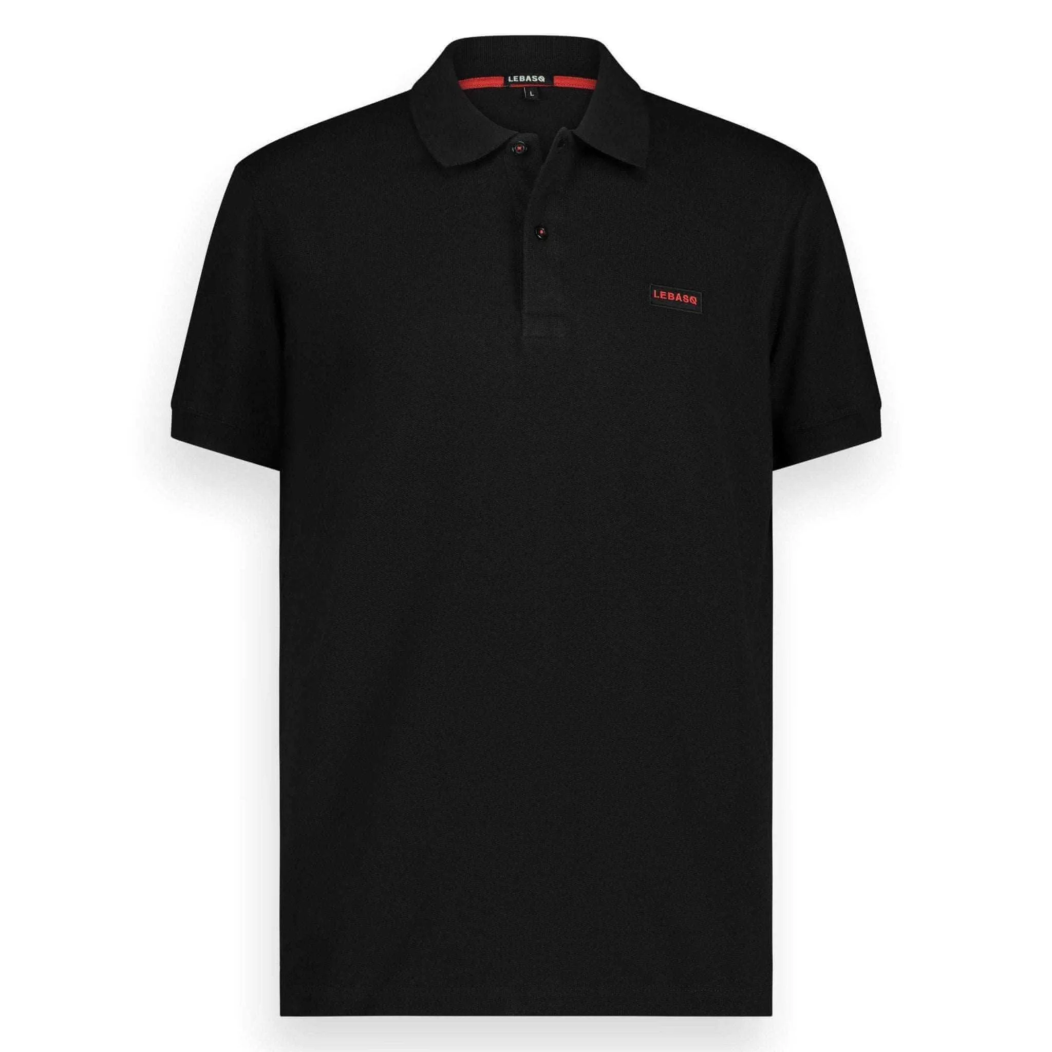 Chet's Piqué Polo Black sold by LebasQ product image thumbnail 2