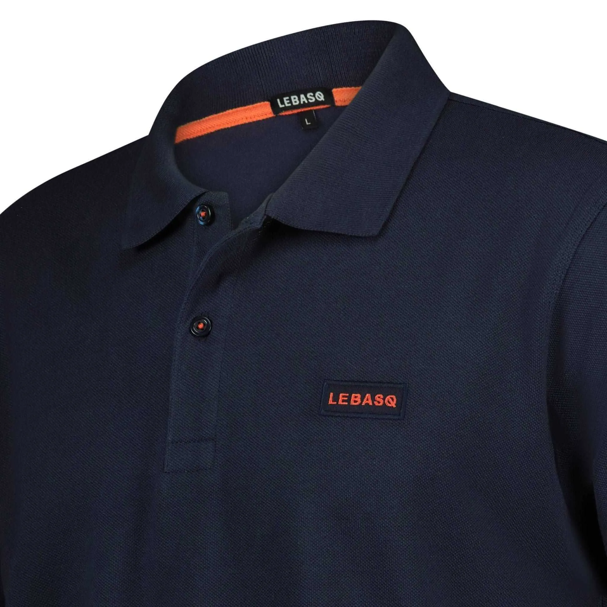 Chet's Piqué Polo Navy sold by LebasQ product image thumbnail 3