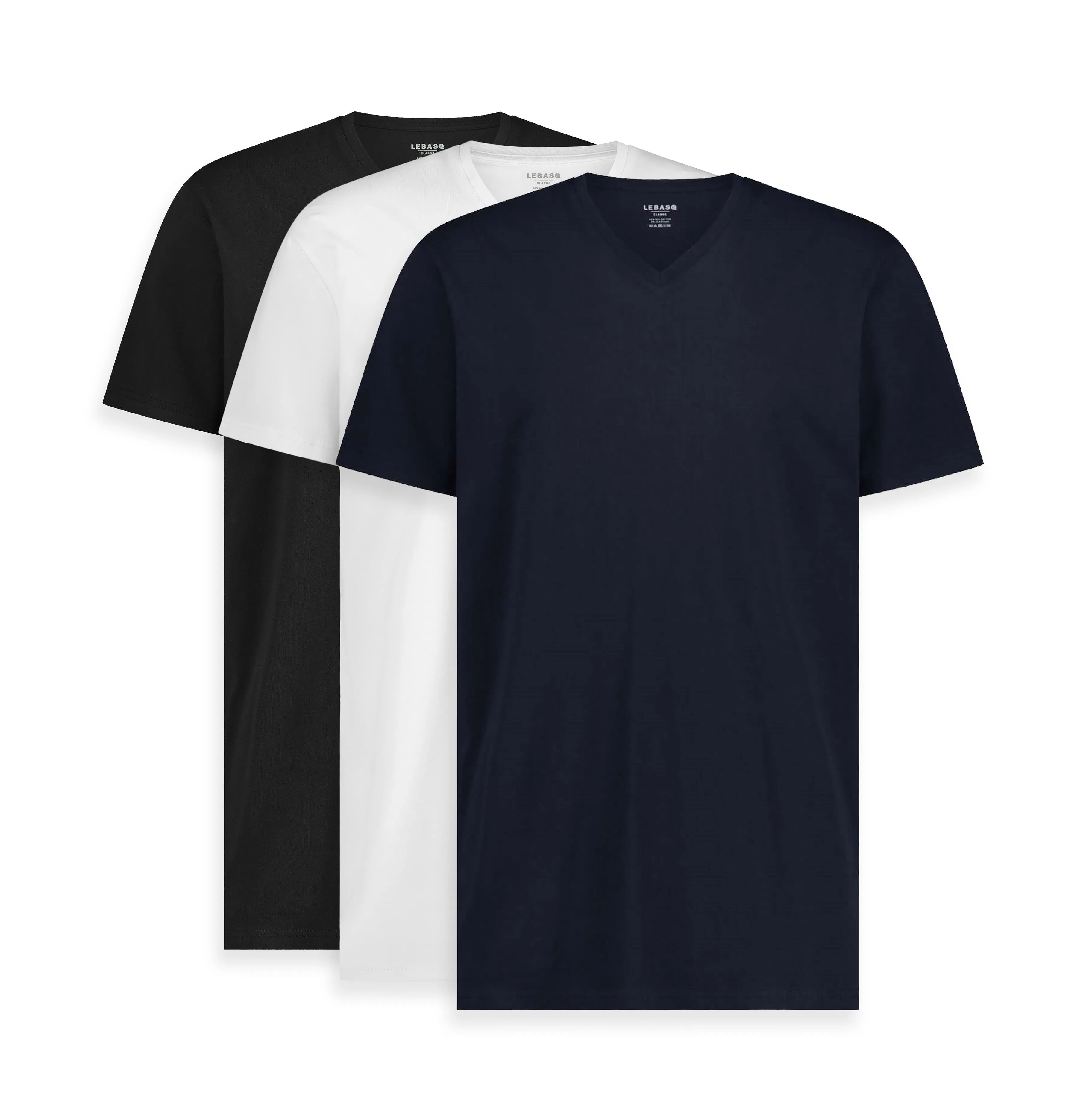 Davis' V-hals Mix 3-pack - Lange pasvorm sold by LebasQ