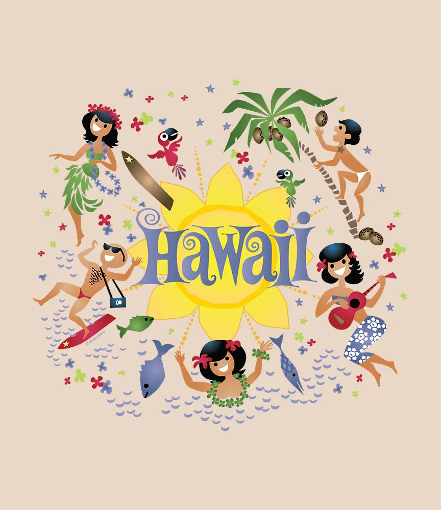 Here's Hawaii Women's Crop Top T-Shirt sold by Malibu Shirts product image thumbnail 2