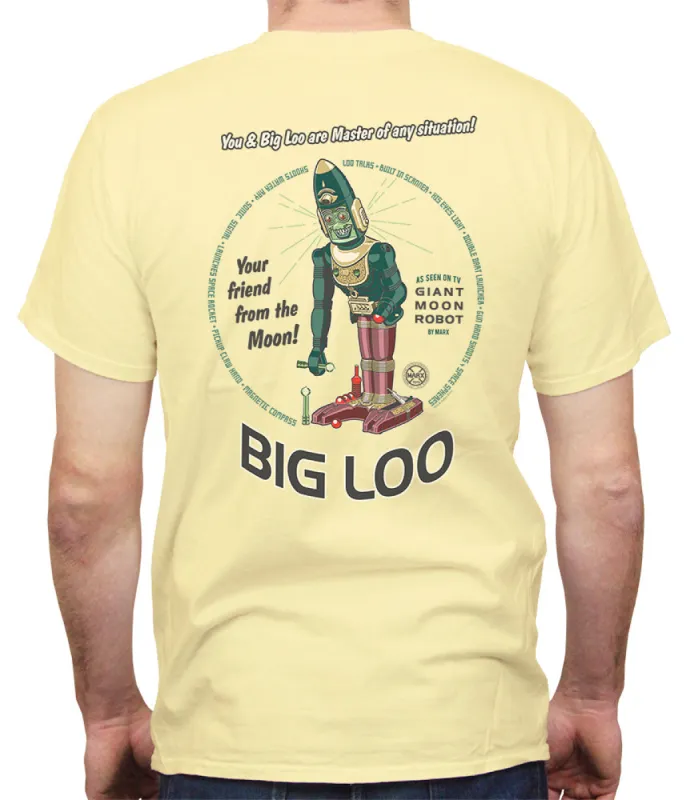 "Big Loo" Your Friend from the Moon Retro T-shirt sold by Malibu Shirts