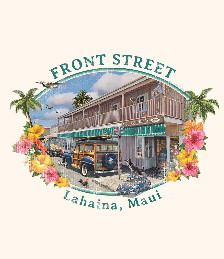Front Street Lahaina Maui T-Shirt sold by Malibu Shirts product image thumbnail 2