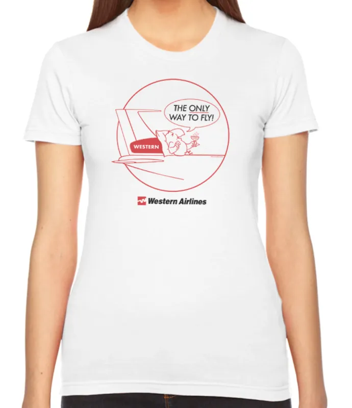 Western Airlines Wally Retro T-Shirt sold by Malibu Shirts